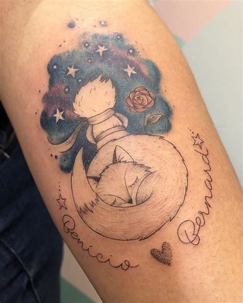 Tatuagem Pequeno Pr Ncipe Em Aquarela Feito Por Julia Oliveira