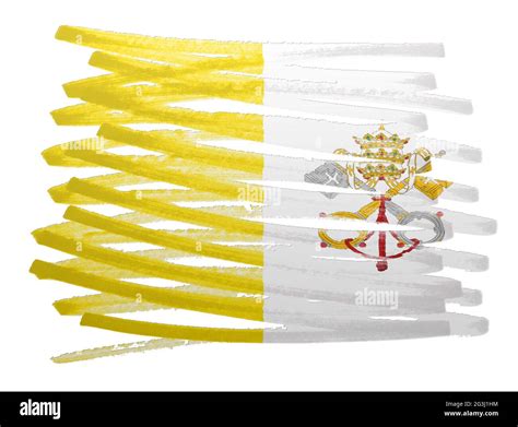 Ilustración de la bandera Ciudad del Vaticano Fotografía de stock Alamy