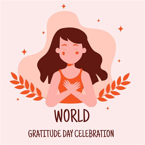 Free World Gratitude Day Celebration Vector Template Edit Online