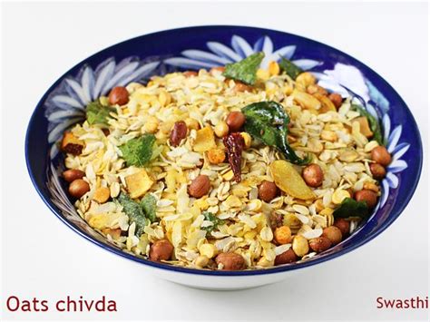 Oats Chivda Recipe Oats Mixture Swasthi S Recipes Therecipecritic