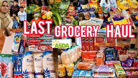 Grocery Haul Grocery Haul Meal Plan Asda Meal Plan Food