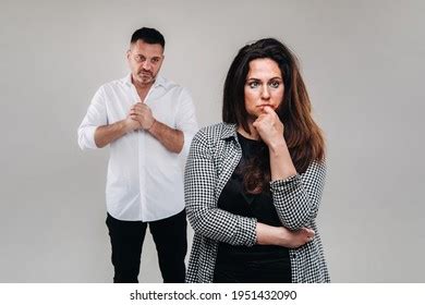 Woman Beaten By Her Husband Standing Stock Photo 1961074600 Shutterstock