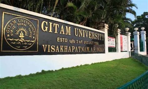 Gitam University In Collaboration With Pfizer Launch Bsc Chemistry Course