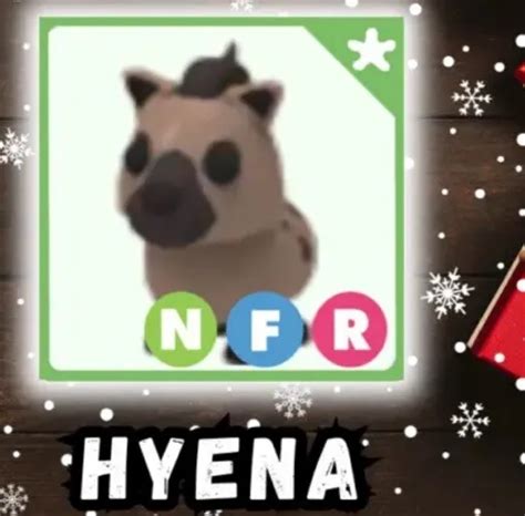 NEON HYENA ADOPT ME LIMITED PET ROBLOX NFR NEON FLY RIDE Quick