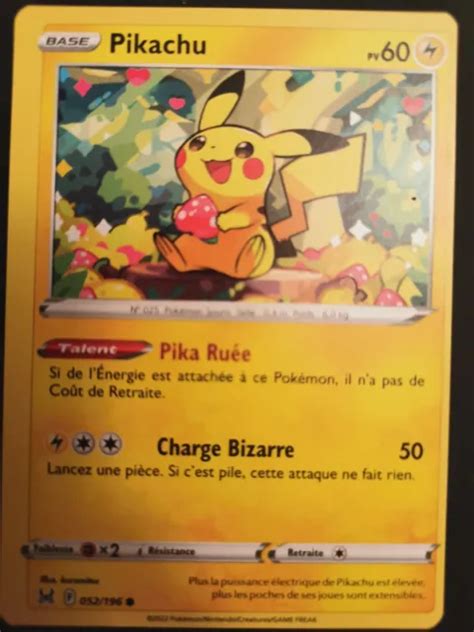 CARTE POKÉMON E B Origine Perdue Pikachu 52 196 EUR 0 03 PicClick FR