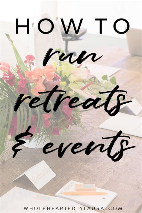 How To Run A Successful Event Or Retreat Girlboss Coach Business