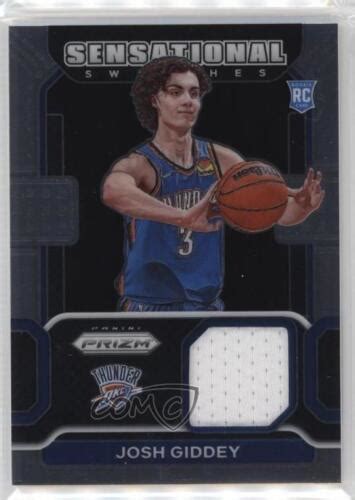 Panini Prizm Sensational Swatches Josh Giddey Sw Jgd Rookie Rc