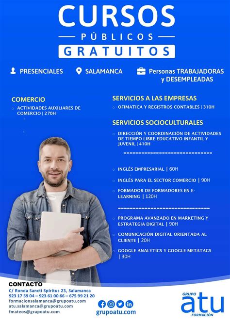 Cursos Formativos Gratuitos Para El P Blico