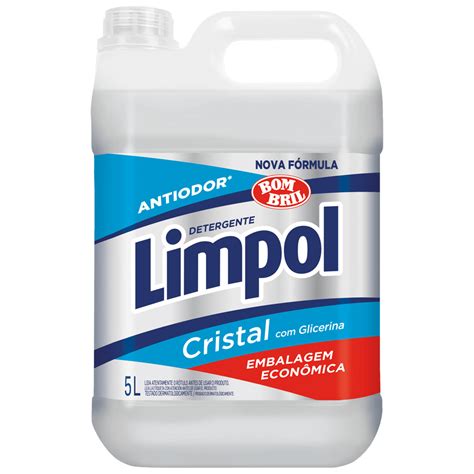 Comprar Detergente L Quido Cristal Gal O Litros Limpol R