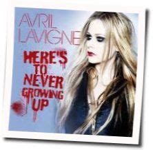 HERES TO NEVER GROWING UP ACOUSTIC Chords by Avril Lavigne