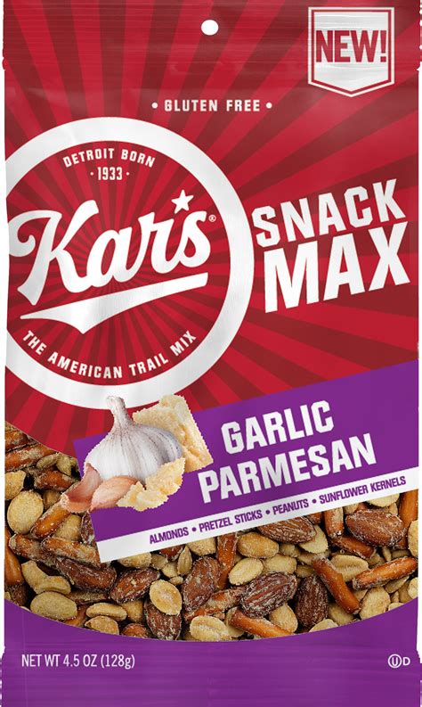 Kar S Garlic Parmesan Snack Max 4 5oz Kar S Nuts