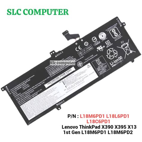 Jual Baterai Batery Len Thinkpad X13 X390 X395 L18m6pd1 L18c6pd2 L18c6pd1 L18l6pd1 Shopee