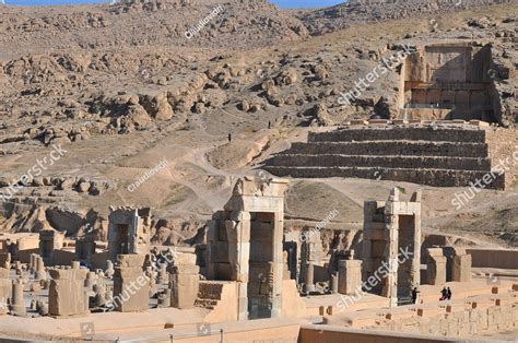 Ruin Of Ancient City Persepolis Iran Persepolis Is A Capital Of The