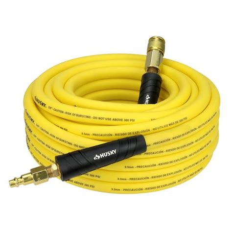 Husky 38 In X 50 Ft Hybrid Air Hose With Coupler Ab 50c 1 The Home