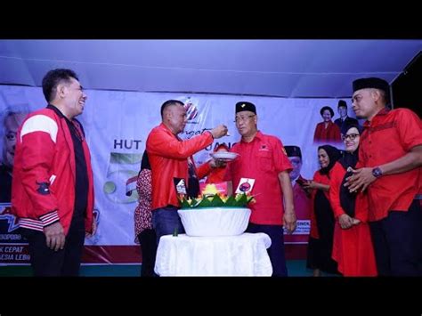 Ayah Erik Orasi Politik Berapi Api Di Hut Ke Pdi P