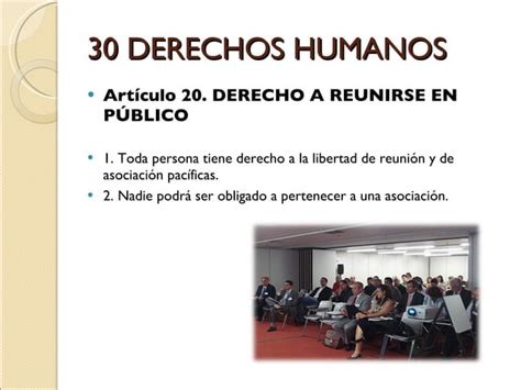 30 Derechos Humanos Para Todos Ppt