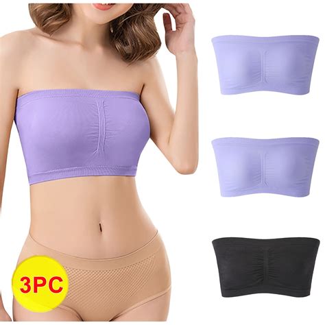 Strapless Bras For Women Women S Stretch Strapless Bra Summer Bandeau