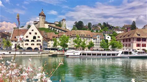 K Schaffhausen A Swiss Town On The Bank Of The Emerald Rhein