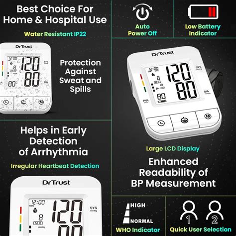 Dr Trust Usa Blood Pressure Machine Icheck Pro Best Bp Machine