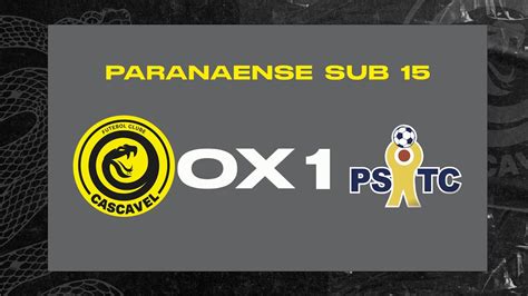 Campeonato Paranaense Sub Cascavel X Pstc Youtube