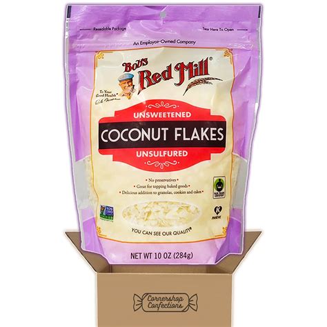 Bob S Red Mill Coconut Flakes Bundle Pack 1 10 Oz Resealable Bag Of Coconut