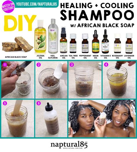 Naptural85_DIY_African_Black_Soap_Shampoo | Natural hair care tips ...