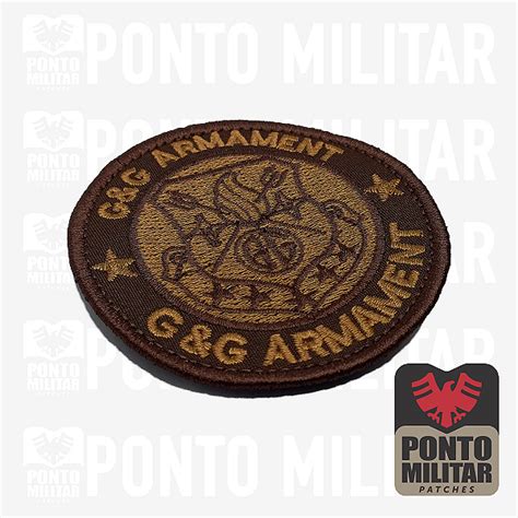 G G Armament Patch Bordado Cm Ponto Militar Patches Militares