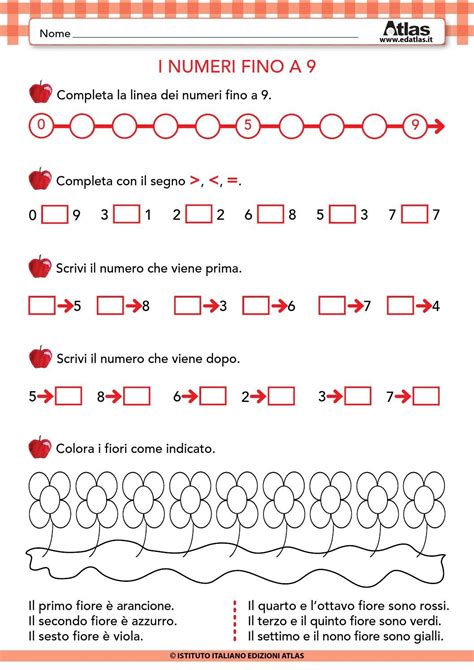 Matematica prima classe Schede di matematica Matematica Attività di