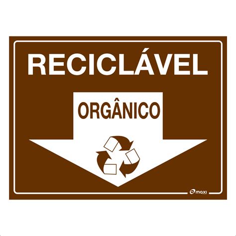 ADESIVO COLETA SELETIVA ORGÂNICO