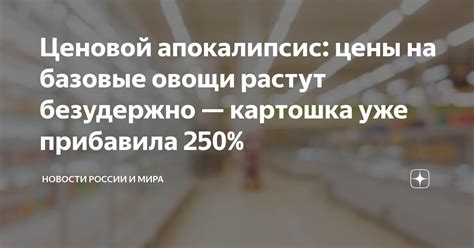 Ценовой апокалипсис: цены на базовые овощи растут безудержно — картошка ...