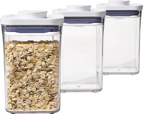 Best Buy Oxo Gg Pc Small Square Short Pop Container Set Clear