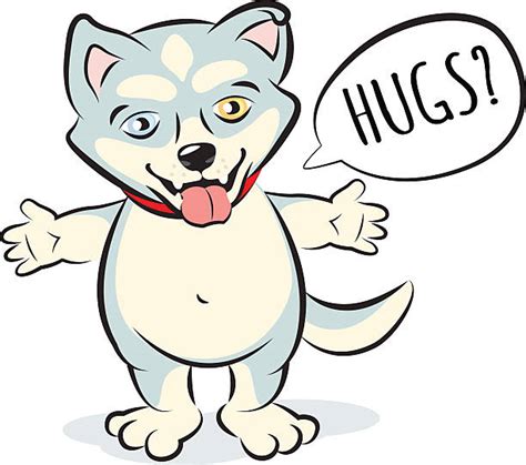 Best Drawing Of The Alaskan Huskies Illustrations Royalty Free Vector