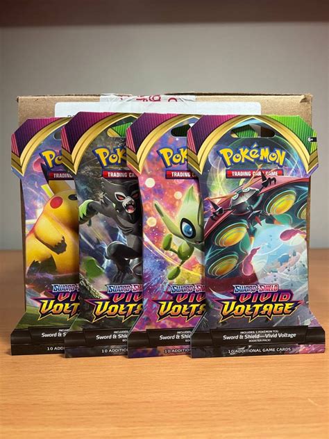 Vivid Voltage Sleeved Booster Pack Hobbies Toys Toys Games On