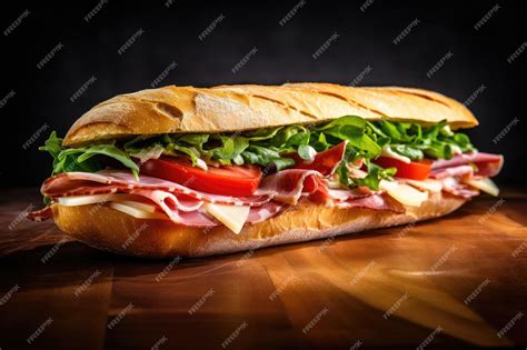Premium Photo Gourmet Sandwich