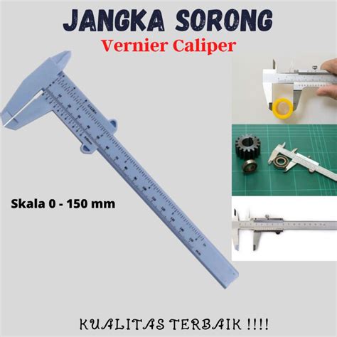 Jual Jangka Sorong Plastik 150mm Vernier Caliper Gauge Shopee Indonesia