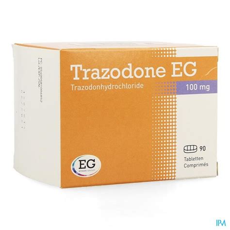 Trazodone Eg Tabl 90 X 100 Mg Apotheek Vanderhaegen