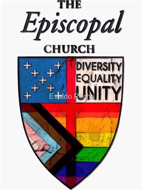 "The Episcopal church" Sticker for Sale by Evaldo Rocha | Redbubble