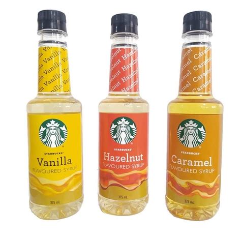 Starbucks Flavoured Syrup For Coffee Ml Vanilla Caramel