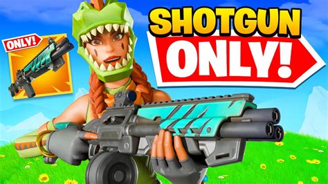 The Shotgun Only Challenge In Fortnite Youtube