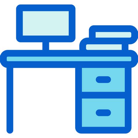 Desk Generic Blue Icon