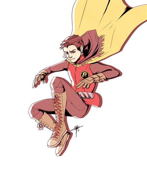 Robin Damian Wayne By Mayhw On Deviantart