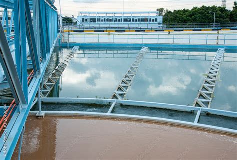 Solid Contact Clarifier Tank type Sludge Recirculation Stock Photo ...