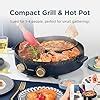 Amazon Joydeem Electric Grill With Shabu Shabu Hot Pot Compact Korean Bbq Hotpot Combo