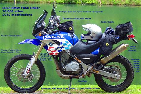 2002 BMW F650GS Dakar Moto ZombDrive