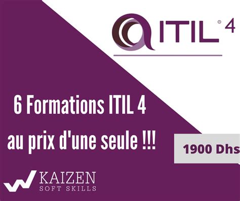 Produit Packs Formations Itil Certifiantes E Learning Kaizen Soft