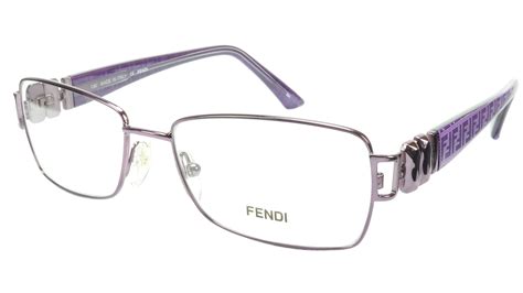 Fendi Eyeglasses Frame F883 539 Metal Acetate Violet Italy 53 16 130 33 Fendi Glasses Eye