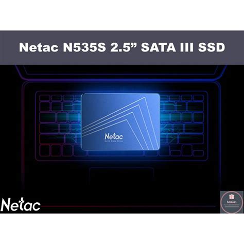 Netac N535S 2 5 SATA III SSD Shopee Malaysia