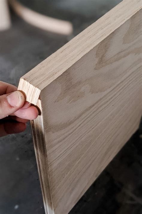 How To Finish Plywood Edges Using Edge Banding Plywood Edge Diy Wood