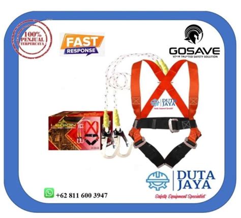 Promo Full Body Harness Double Big Hook Legion Besar Sabuk Pengaman