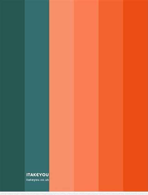 An Orange And Green Color Scheme